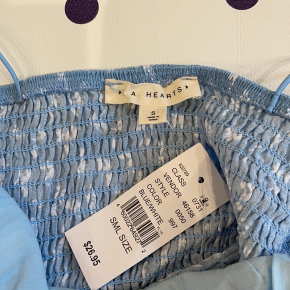 LA Hearts Smocked Bodice Cami Top - Picture 3 of 5